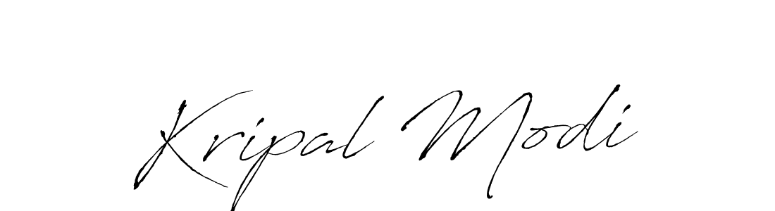 Make a beautiful signature design for name Kripal Modi. With this signature (Antro_Vectra) style, you can create a handwritten signature for free. Kripal Modi signature style 6 images and pictures png