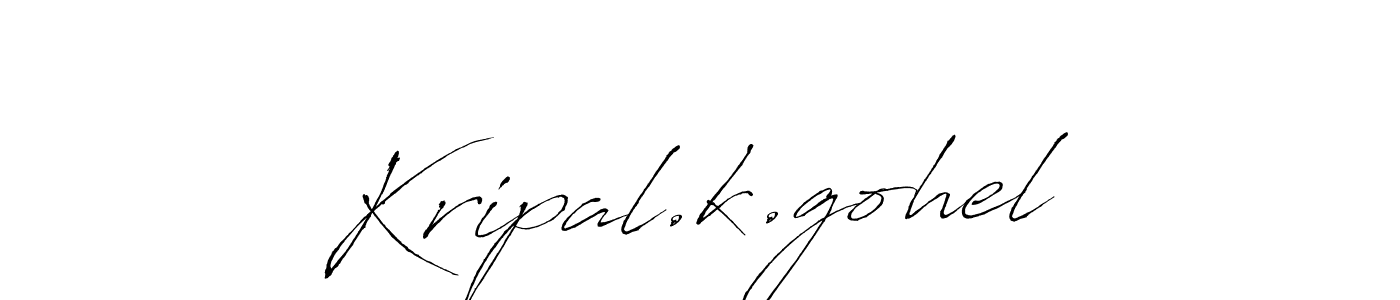 Also we have Kripal.k.gohel name is the best signature style. Create professional handwritten signature collection using Antro_Vectra autograph style. Kripal.k.gohel signature style 6 images and pictures png