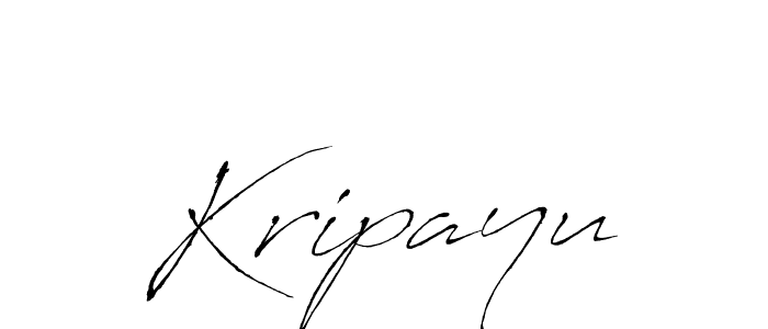 You should practise on your own different ways (Antro_Vectra) to write your name (Kripayu) in signature. don't let someone else do it for you. Kripayu signature style 6 images and pictures png