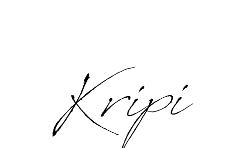 Create a beautiful signature design for name Kripi. With this signature (Antro_Vectra) fonts, you can make a handwritten signature for free. Kripi signature style 6 images and pictures png