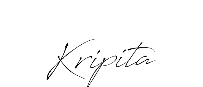 Create a beautiful signature design for name Kripita. With this signature (Antro_Vectra) fonts, you can make a handwritten signature for free. Kripita signature style 6 images and pictures png