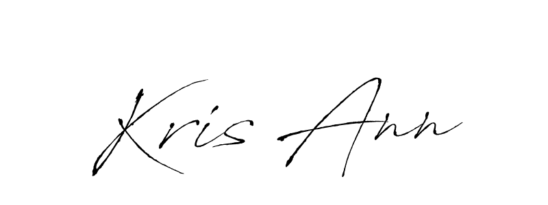 How to make Kris Ann signature? Antro_Vectra is a professional autograph style. Create handwritten signature for Kris Ann name. Kris Ann signature style 6 images and pictures png