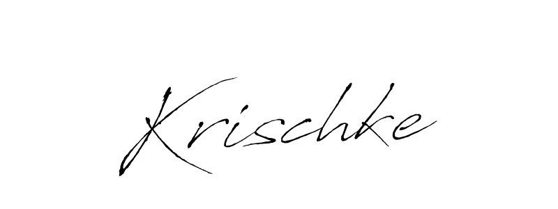 Make a beautiful signature design for name Krischke. With this signature (Antro_Vectra) style, you can create a handwritten signature for free. Krischke signature style 6 images and pictures png