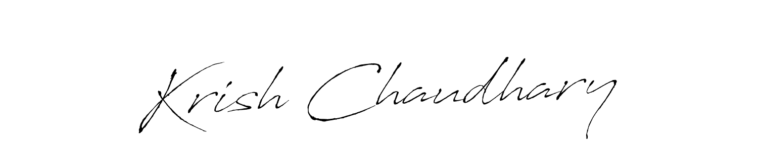 Make a beautiful signature design for name Krish Chaudhary. Use this online signature maker to create a handwritten signature for free. Krish Chaudhary signature style 6 images and pictures png