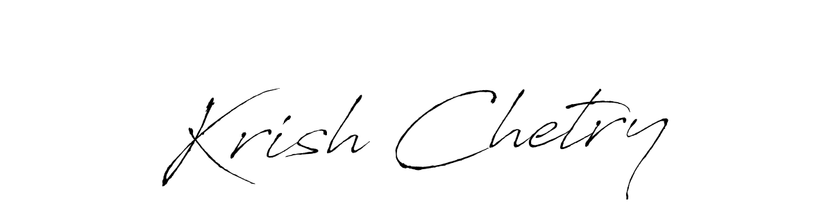 How to Draw Krish Chetry signature style? Antro_Vectra is a latest design signature styles for name Krish Chetry. Krish Chetry signature style 6 images and pictures png