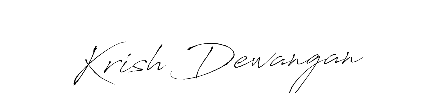 This is the best signature style for the Krish Dewangan name. Also you like these signature font (Antro_Vectra). Mix name signature. Krish Dewangan signature style 6 images and pictures png