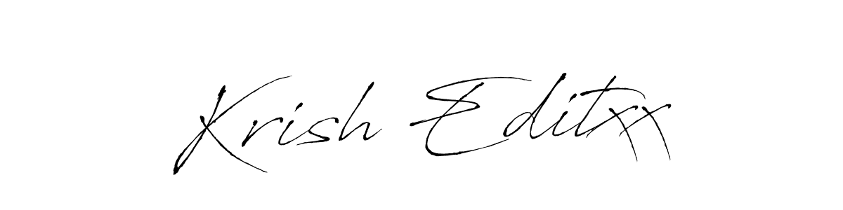 if you are searching for the best signature style for your name Krish Editxx. so please give up your signature search. here we have designed multiple signature styles  using Antro_Vectra. Krish Editxx signature style 6 images and pictures png