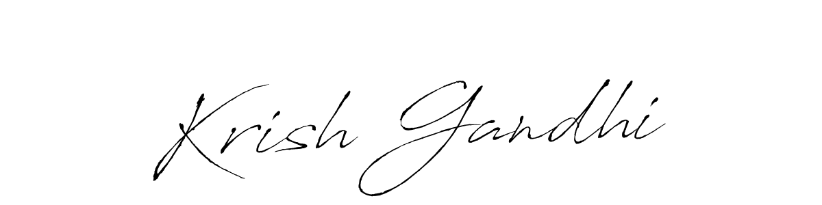 How to Draw Krish Gandhi signature style? Antro_Vectra is a latest design signature styles for name Krish Gandhi. Krish Gandhi signature style 6 images and pictures png
