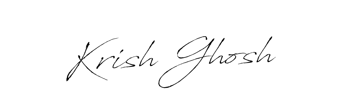 Also You can easily find your signature by using the search form. We will create Krish Ghosh name handwritten signature images for you free of cost using Antro_Vectra sign style. Krish Ghosh signature style 6 images and pictures png