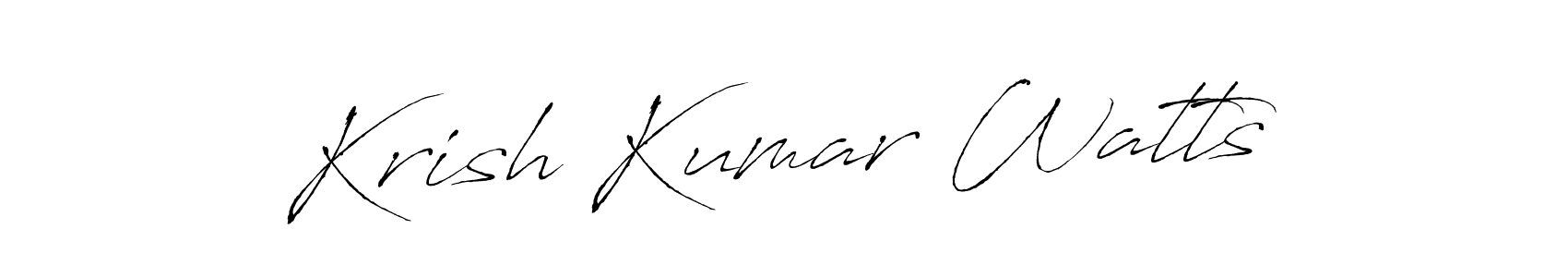How to Draw Krish Kumar Watts signature style? Antro_Vectra is a latest design signature styles for name Krish Kumar Watts. Krish Kumar Watts signature style 6 images and pictures png