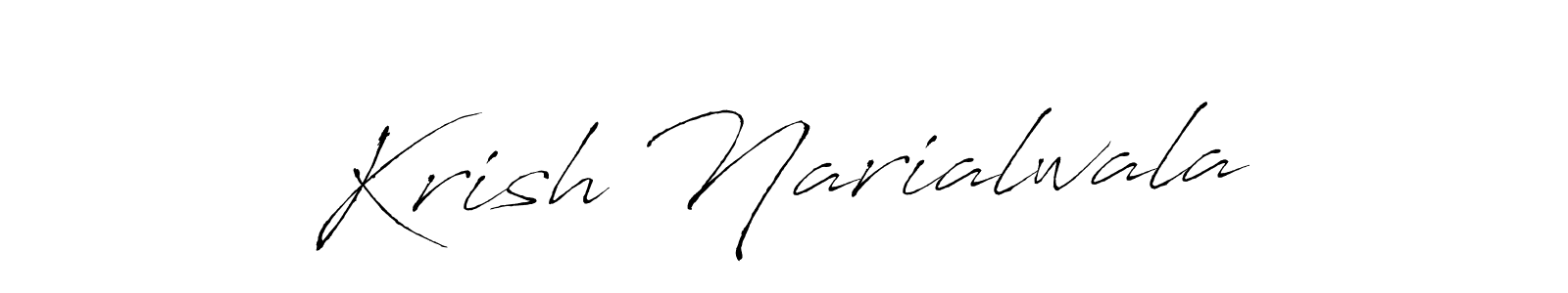 Make a beautiful signature design for name Krish Narialwala. Use this online signature maker to create a handwritten signature for free. Krish Narialwala signature style 6 images and pictures png