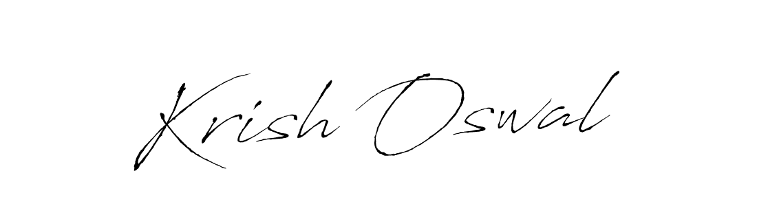 Make a beautiful signature design for name Krish Oswal. Use this online signature maker to create a handwritten signature for free. Krish Oswal signature style 6 images and pictures png