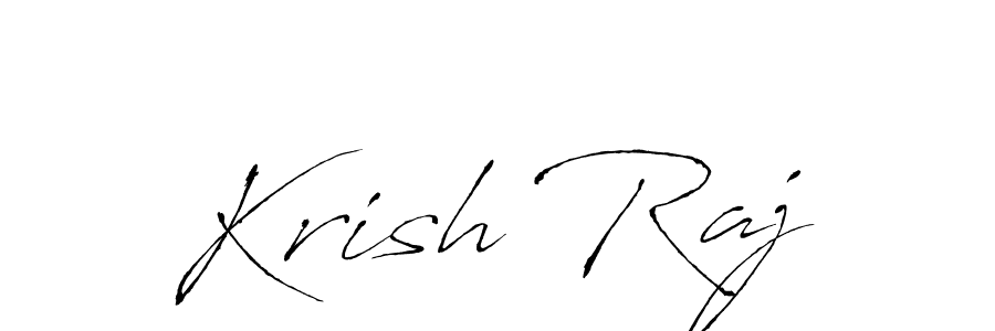 How to make Krish Raj signature? Antro_Vectra is a professional autograph style. Create handwritten signature for Krish Raj name. Krish Raj signature style 6 images and pictures png