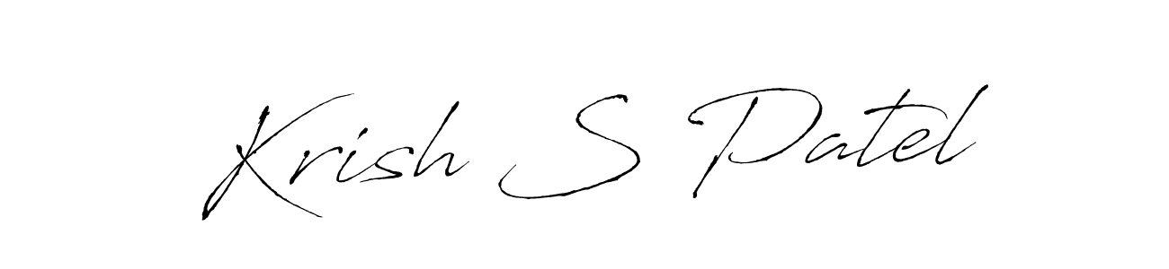 Once you've used our free online signature maker to create your best signature Antro_Vectra style, it's time to enjoy all of the benefits that Krish S Patel name signing documents. Krish S Patel signature style 6 images and pictures png