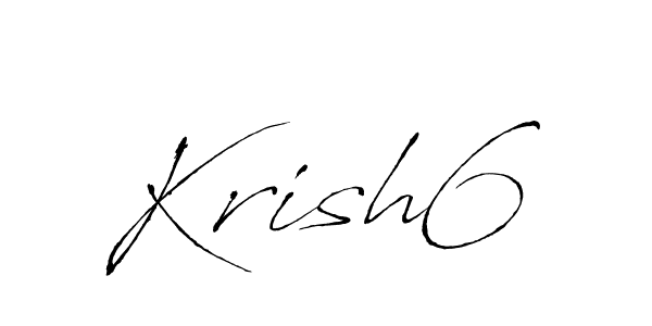 Here are the top 10 professional signature styles for the name Krish6. These are the best autograph styles you can use for your name. Krish6 signature style 6 images and pictures png