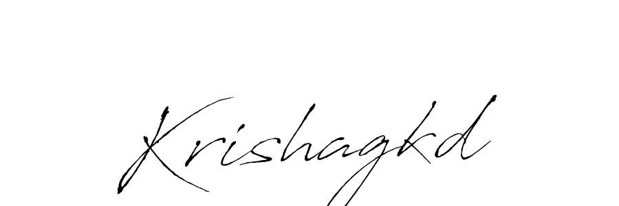 How to make Krishagkd signature? Antro_Vectra is a professional autograph style. Create handwritten signature for Krishagkd name. Krishagkd signature style 6 images and pictures png