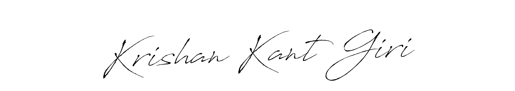 Use a signature maker to create a handwritten signature online. With this signature software, you can design (Antro_Vectra) your own signature for name Krishan Kant Giri. Krishan Kant Giri signature style 6 images and pictures png