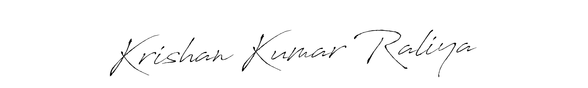 Krishan Kumar Raliya stylish signature style. Best Handwritten Sign (Antro_Vectra) for my name. Handwritten Signature Collection Ideas for my name Krishan Kumar Raliya. Krishan Kumar Raliya signature style 6 images and pictures png