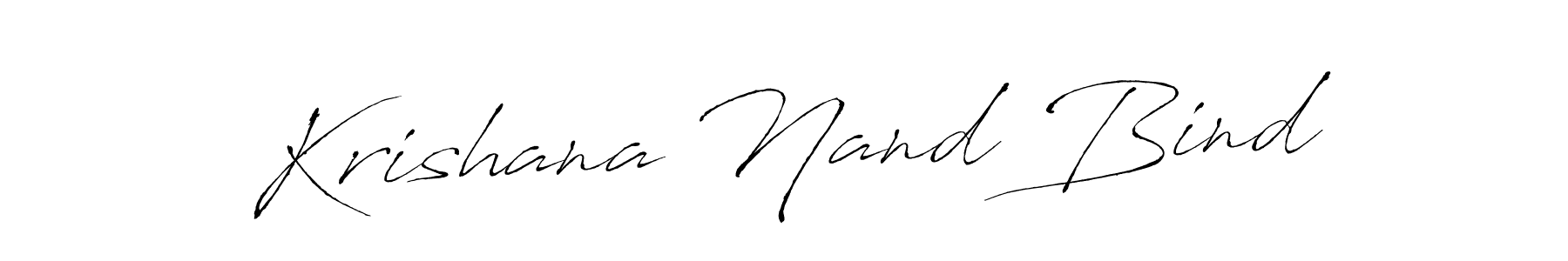 Similarly Antro_Vectra is the best handwritten signature design. Signature creator online .You can use it as an online autograph creator for name Krishana Nand Bind. Krishana Nand Bind signature style 6 images and pictures png
