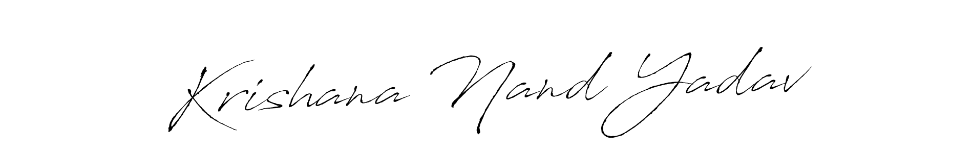 Make a beautiful signature design for name Krishana Nand Yadav. Use this online signature maker to create a handwritten signature for free. Krishana Nand Yadav signature style 6 images and pictures png