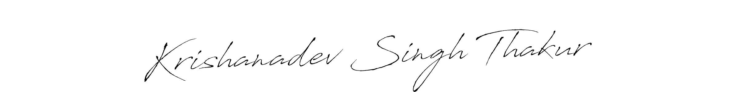 Antro_Vectra is a professional signature style that is perfect for those who want to add a touch of class to their signature. It is also a great choice for those who want to make their signature more unique. Get Krishanadev Singh Thakur name to fancy signature for free. Krishanadev Singh Thakur signature style 6 images and pictures png