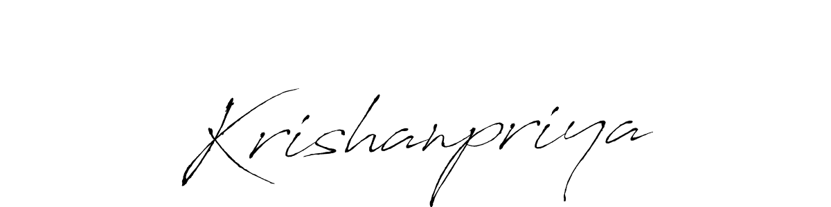 Design your own signature with our free online signature maker. With this signature software, you can create a handwritten (Antro_Vectra) signature for name Krishanpriya. Krishanpriya signature style 6 images and pictures png