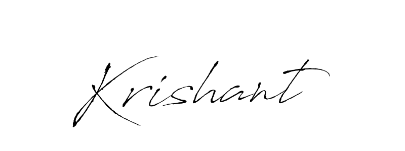 How to make Krishant signature? Antro_Vectra is a professional autograph style. Create handwritten signature for Krishant name. Krishant signature style 6 images and pictures png