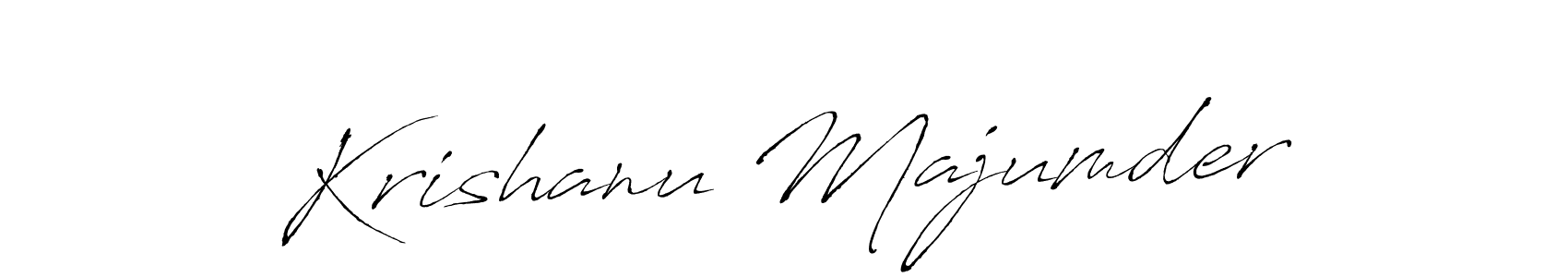 You should practise on your own different ways (Antro_Vectra) to write your name (Krishanu Majumder) in signature. don't let someone else do it for you. Krishanu Majumder signature style 6 images and pictures png