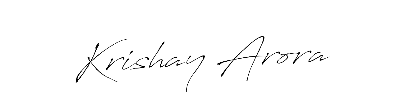 Also we have Krishay Arora name is the best signature style. Create professional handwritten signature collection using Antro_Vectra autograph style. Krishay Arora signature style 6 images and pictures png