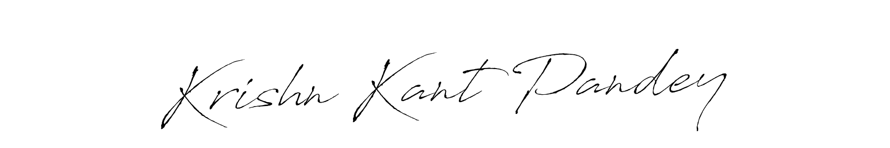 Make a beautiful signature design for name Krishn Kant Pandey. Use this online signature maker to create a handwritten signature for free. Krishn Kant Pandey signature style 6 images and pictures png