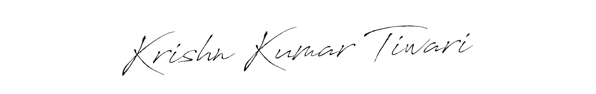 Antro_Vectra is a professional signature style that is perfect for those who want to add a touch of class to their signature. It is also a great choice for those who want to make their signature more unique. Get Krishn Kumar Tiwari name to fancy signature for free. Krishn Kumar Tiwari signature style 6 images and pictures png