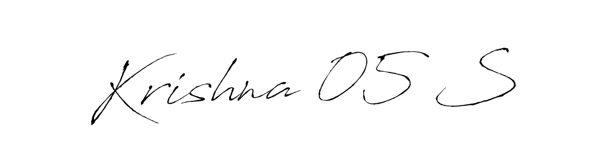 Make a beautiful signature design for name Krishna 05 S. Use this online signature maker to create a handwritten signature for free. Krishna 05 S signature style 6 images and pictures png