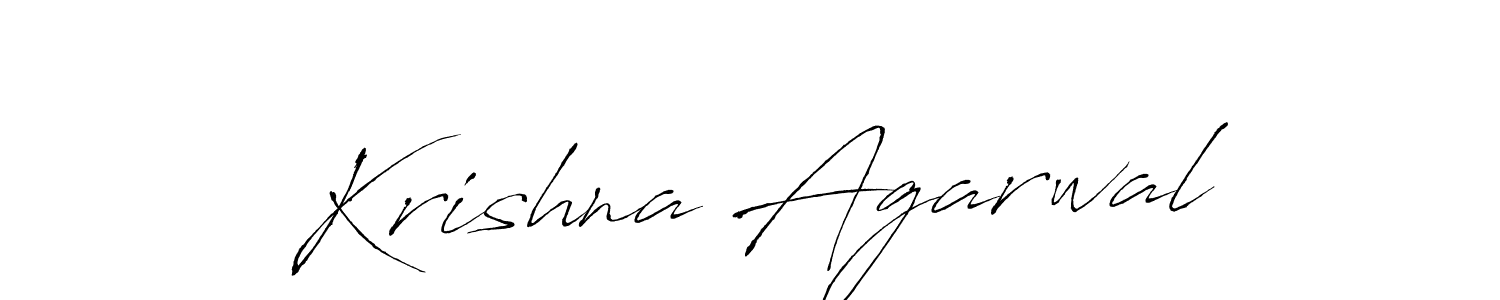 It looks lik you need a new signature style for name Krishna Agarwal. Design unique handwritten (Antro_Vectra) signature with our free signature maker in just a few clicks. Krishna Agarwal signature style 6 images and pictures png
