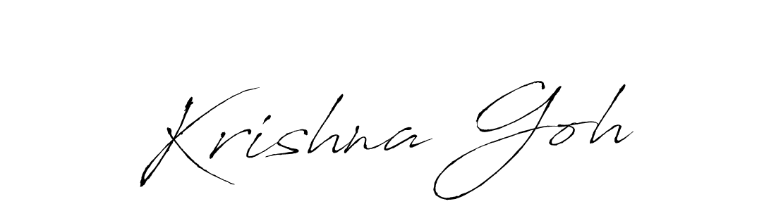 Once you've used our free online signature maker to create your best signature Antro_Vectra style, it's time to enjoy all of the benefits that Krishna Goh name signing documents. Krishna Goh signature style 6 images and pictures png