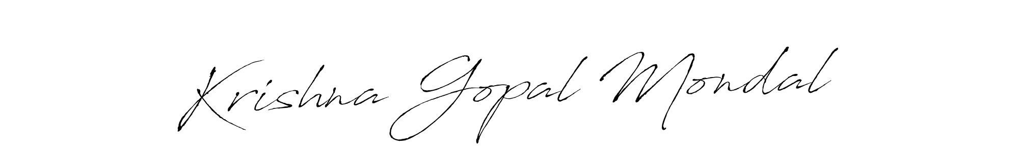 Krishna Gopal Mondal stylish signature style. Best Handwritten Sign (Antro_Vectra) for my name. Handwritten Signature Collection Ideas for my name Krishna Gopal Mondal. Krishna Gopal Mondal signature style 6 images and pictures png