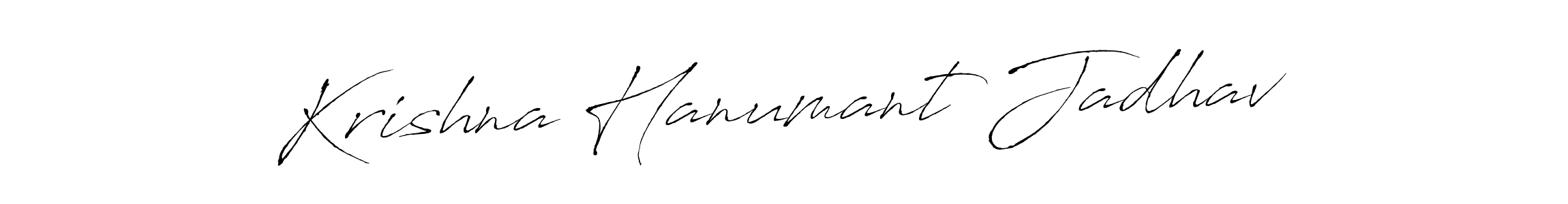 Krishna Hanumant Jadhav stylish signature style. Best Handwritten Sign (Antro_Vectra) for my name. Handwritten Signature Collection Ideas for my name Krishna Hanumant Jadhav. Krishna Hanumant Jadhav signature style 6 images and pictures png