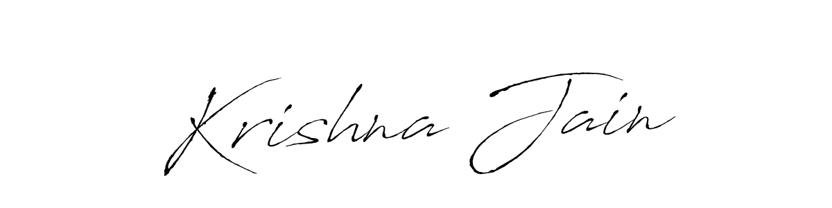 Also You can easily find your signature by using the search form. We will create Krishna Jain name handwritten signature images for you free of cost using Antro_Vectra sign style. Krishna Jain signature style 6 images and pictures png