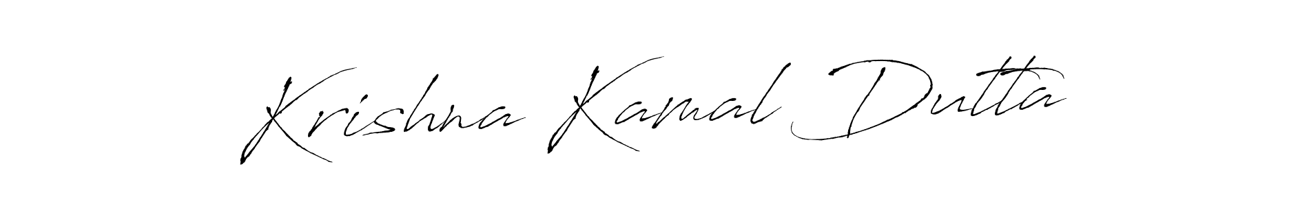 Design your own signature with our free online signature maker. With this signature software, you can create a handwritten (Antro_Vectra) signature for name Krishna Kamal Dutta. Krishna Kamal Dutta signature style 6 images and pictures png