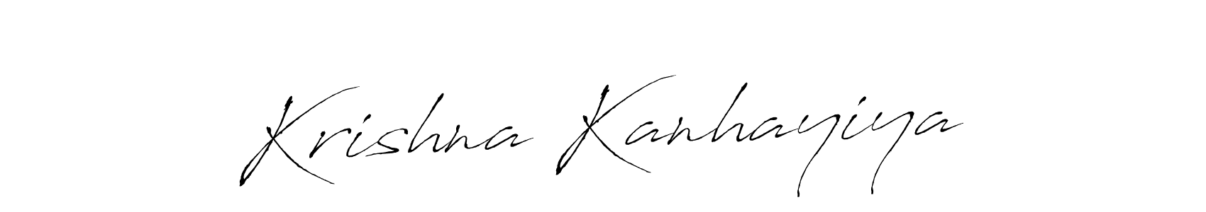 Antro_Vectra is a professional signature style that is perfect for those who want to add a touch of class to their signature. It is also a great choice for those who want to make their signature more unique. Get Krishna Kanhayiya name to fancy signature for free. Krishna Kanhayiya signature style 6 images and pictures png