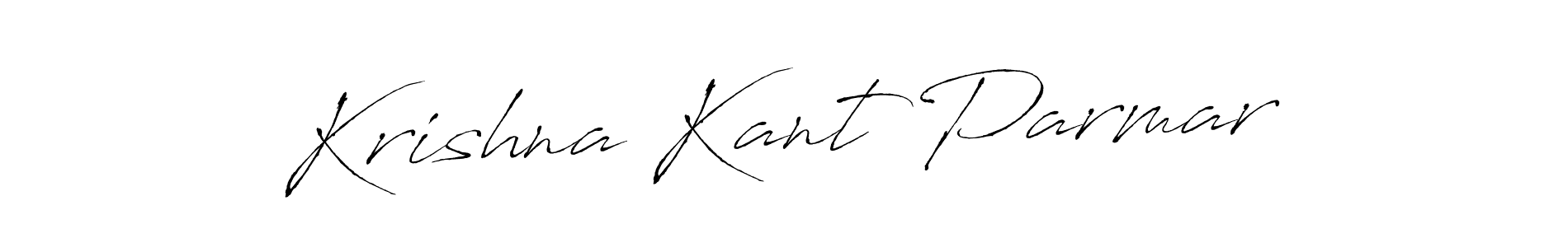 Krishna Kant Parmar stylish signature style. Best Handwritten Sign (Antro_Vectra) for my name. Handwritten Signature Collection Ideas for my name Krishna Kant Parmar. Krishna Kant Parmar signature style 6 images and pictures png