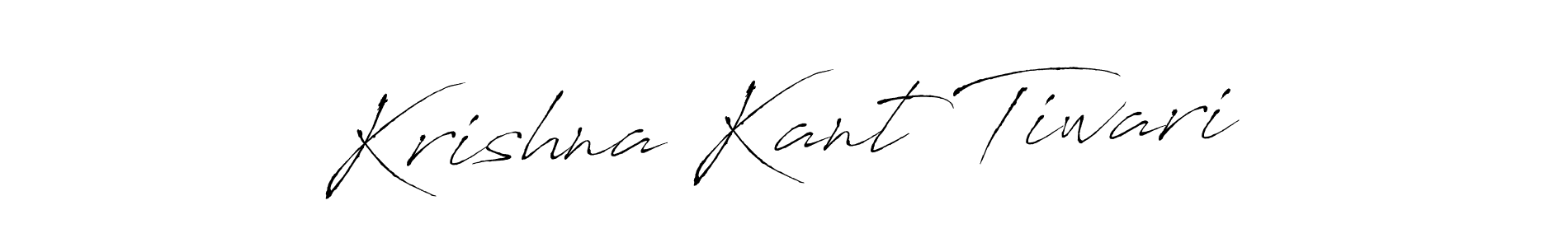 Antro_Vectra is a professional signature style that is perfect for those who want to add a touch of class to their signature. It is also a great choice for those who want to make their signature more unique. Get Krishna Kant Tiwari name to fancy signature for free. Krishna Kant Tiwari signature style 6 images and pictures png