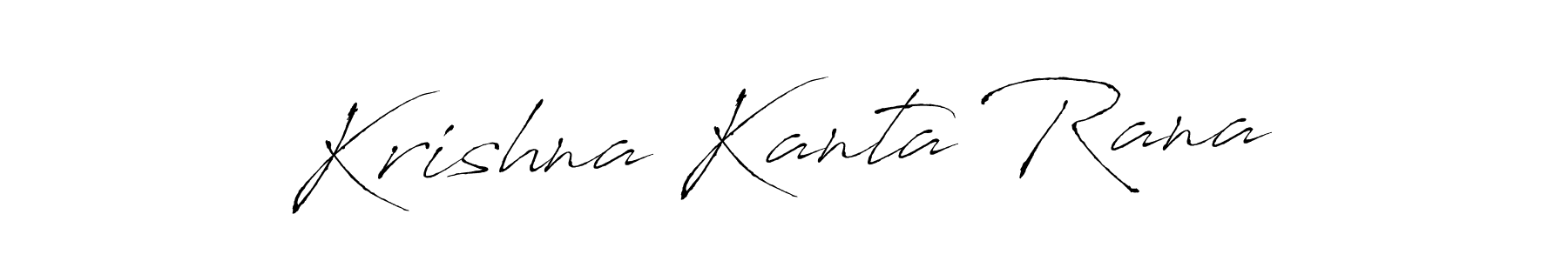 How to make Krishna Kanta Rana name signature. Use Antro_Vectra style for creating short signs online. This is the latest handwritten sign. Krishna Kanta Rana signature style 6 images and pictures png