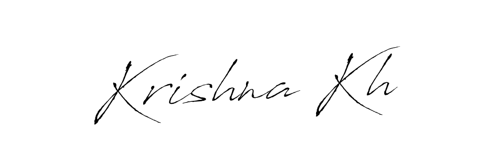 Antro_Vectra is a professional signature style that is perfect for those who want to add a touch of class to their signature. It is also a great choice for those who want to make their signature more unique. Get Krishna Kh name to fancy signature for free. Krishna Kh signature style 6 images and pictures png