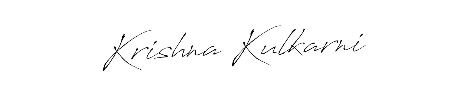 How to make Krishna Kulkarni signature? Antro_Vectra is a professional autograph style. Create handwritten signature for Krishna Kulkarni name. Krishna Kulkarni signature style 6 images and pictures png