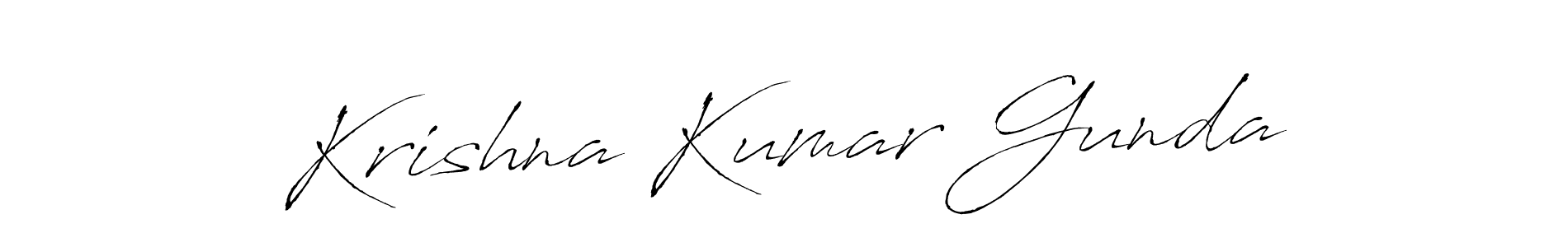 Use a signature maker to create a handwritten signature online. With this signature software, you can design (Antro_Vectra) your own signature for name Krishna Kumar Gunda. Krishna Kumar Gunda signature style 6 images and pictures png