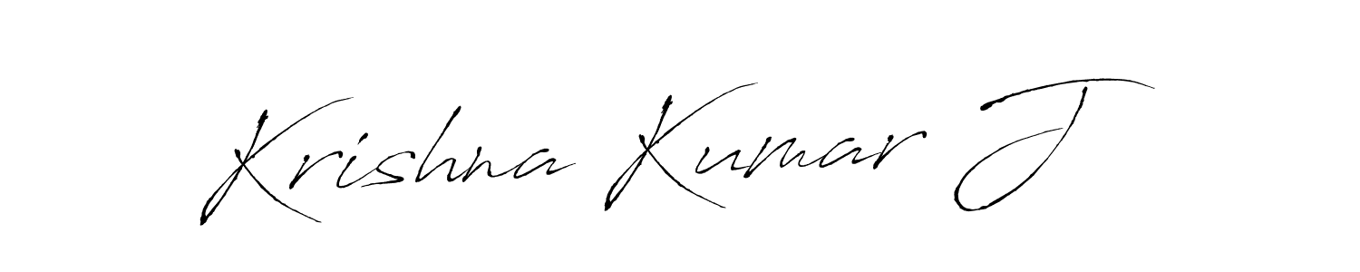 Design your own signature with our free online signature maker. With this signature software, you can create a handwritten (Antro_Vectra) signature for name Krishna Kumar J. Krishna Kumar J signature style 6 images and pictures png