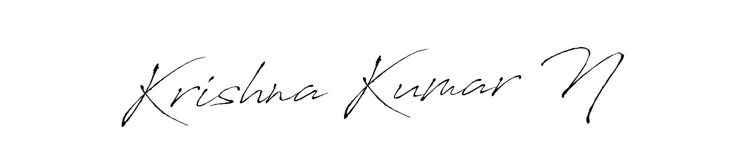 How to Draw Krishna Kumar N signature style? Antro_Vectra is a latest design signature styles for name Krishna Kumar N. Krishna Kumar N signature style 6 images and pictures png