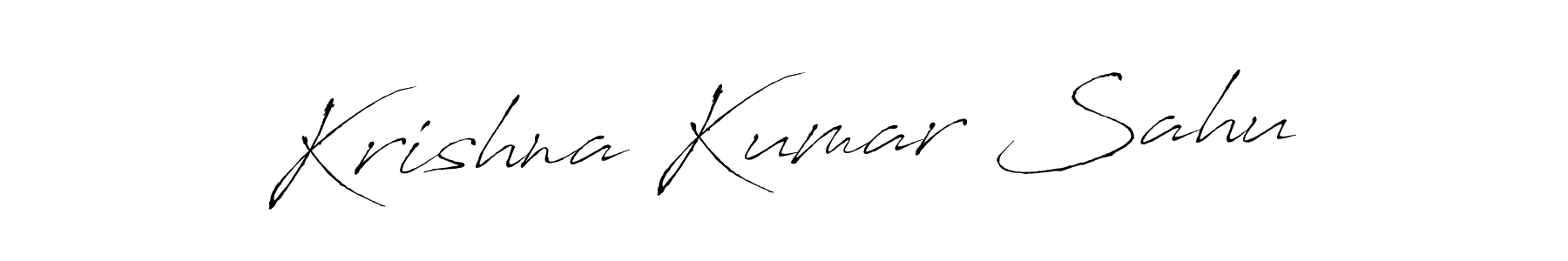 Antro_Vectra is a professional signature style that is perfect for those who want to add a touch of class to their signature. It is also a great choice for those who want to make their signature more unique. Get Krishna Kumar Sahu name to fancy signature for free. Krishna Kumar Sahu signature style 6 images and pictures png