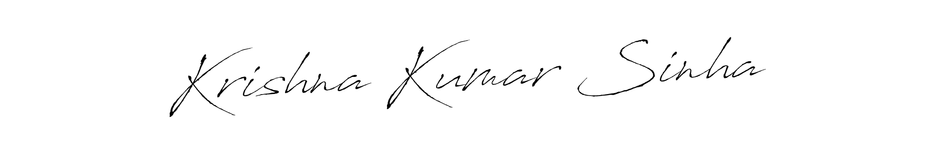 Krishna Kumar Sinha stylish signature style. Best Handwritten Sign (Antro_Vectra) for my name. Handwritten Signature Collection Ideas for my name Krishna Kumar Sinha. Krishna Kumar Sinha signature style 6 images and pictures png