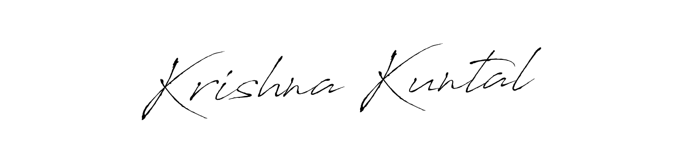 Similarly Antro_Vectra is the best handwritten signature design. Signature creator online .You can use it as an online autograph creator for name Krishna Kuntal. Krishna Kuntal signature style 6 images and pictures png